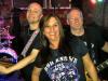 Here’s Lisa with her boys: Dust n Bones bass Aaron & Mark on guitar.